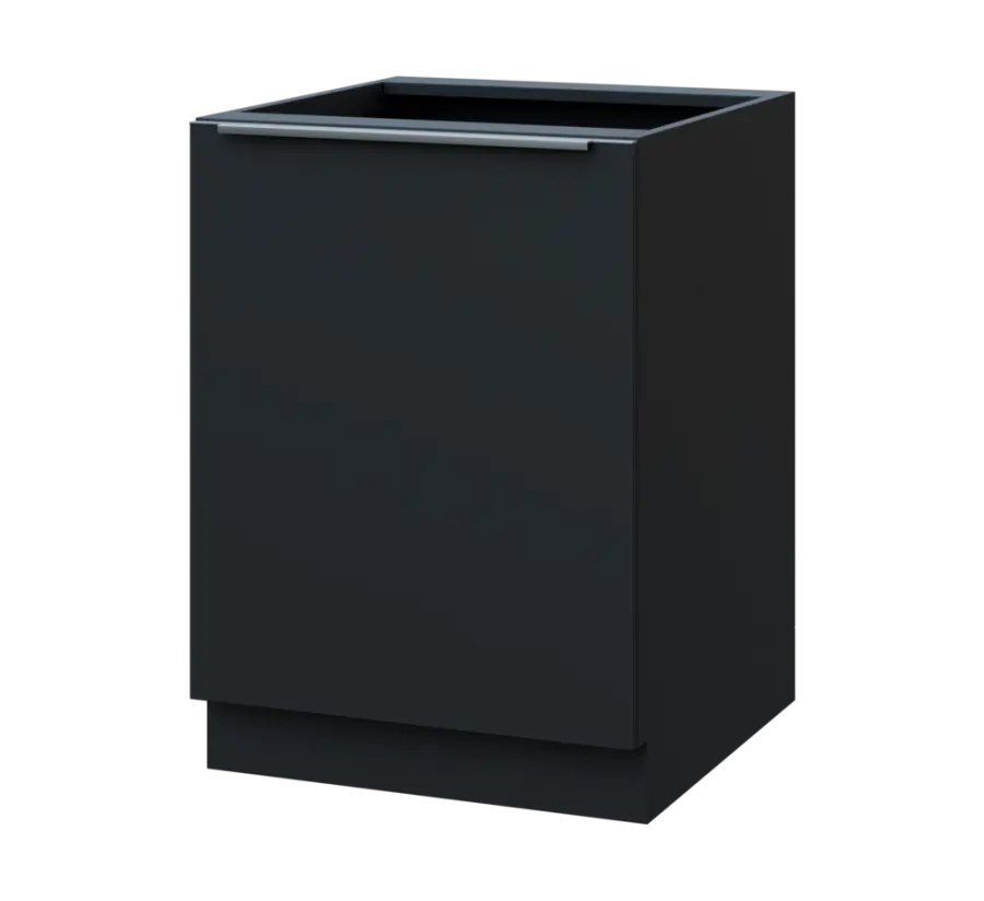 SIS - 6D spodní skříňka, 1-dveřová, levá, 870x600x600, antracit